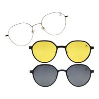 ML.MT.0015-0121.1 Armacao Para Oculos de Grau Masculino Chilli Beans Multi Polarizado Dourado -6-